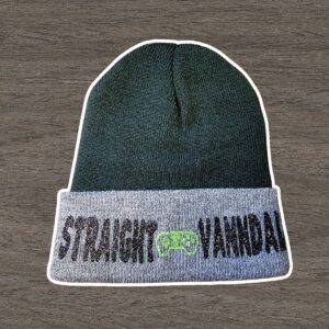 "Straight UP Vanndal" Beanie (Grey/Black)