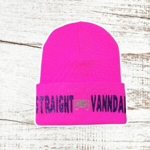 "Straight UP Vanndal" Beanie (Pink)